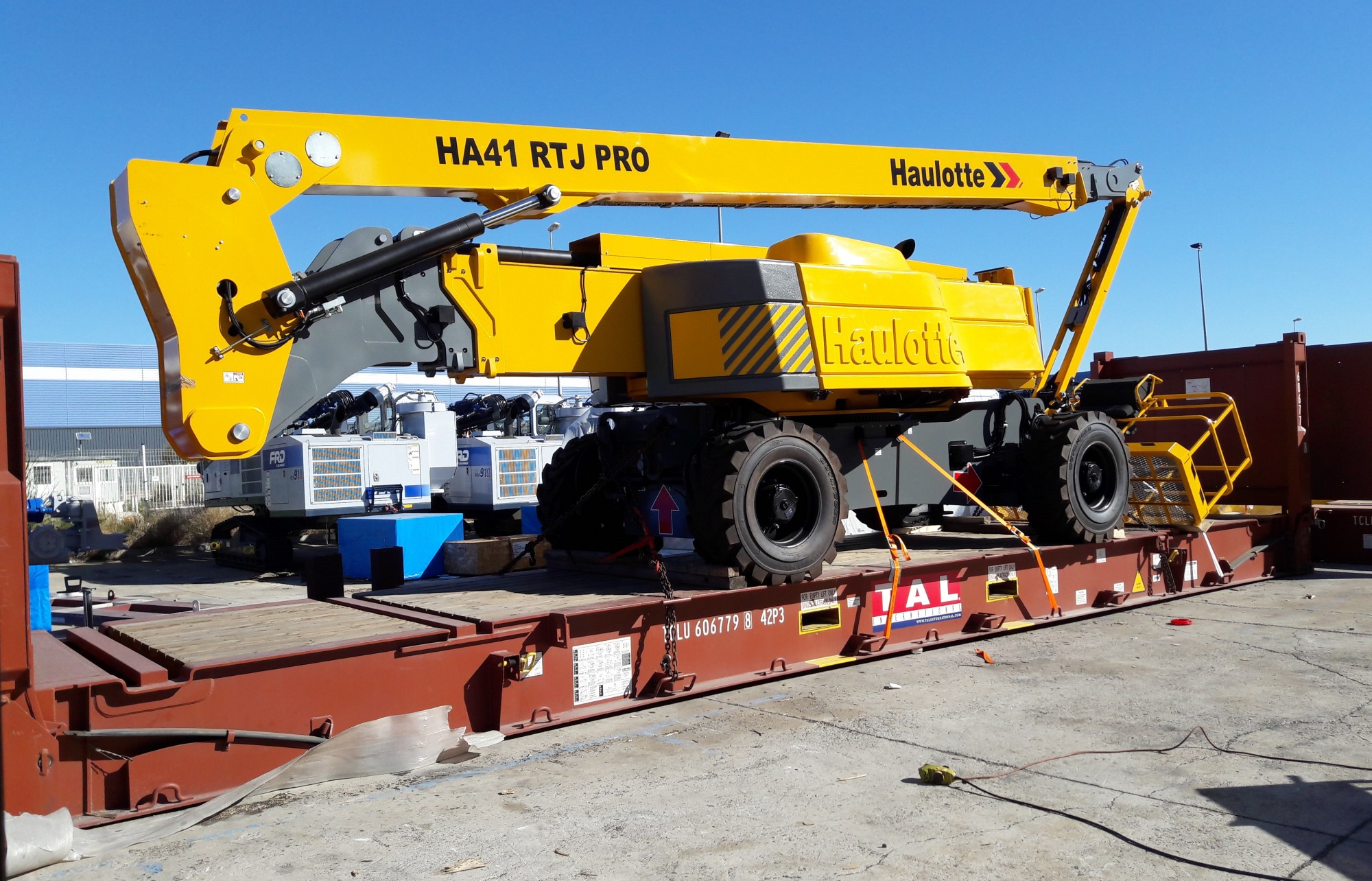 empotage sur flat nacelle HAULOTTE